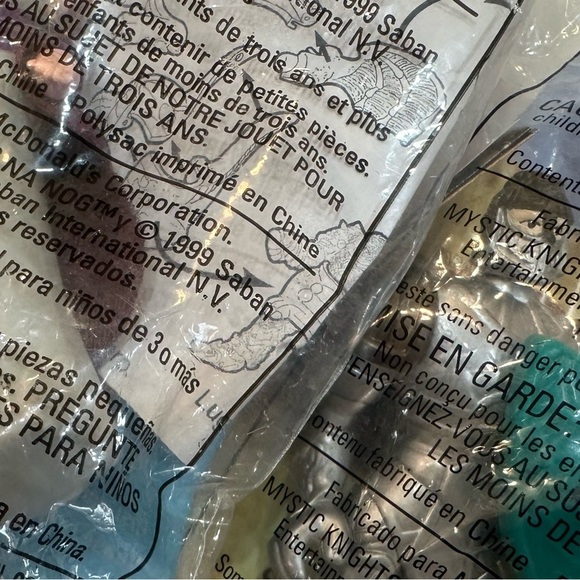 MYSTIC KNIGHTS of Tir Na Nog 1999 McDonald's 6 Happy Meal Toy Figures Vintage - Picture 6 of 8